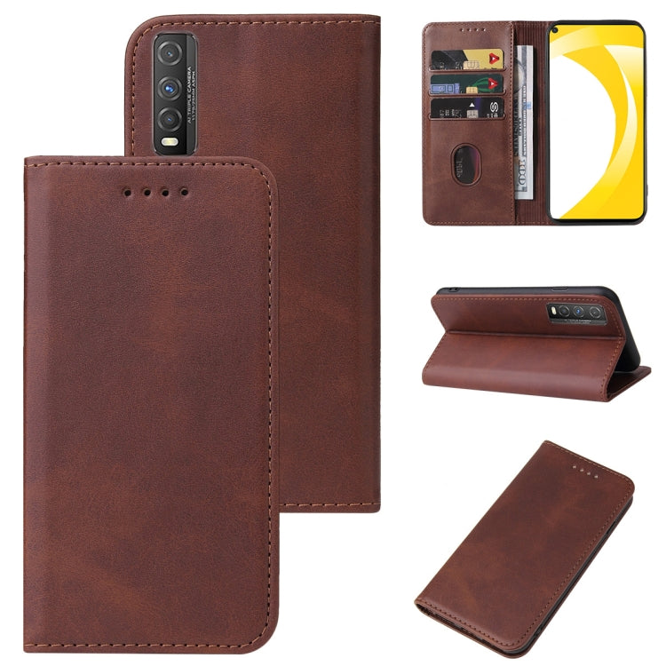 For vivo iQOO U1 Magnetic Closure Leather Phone Case