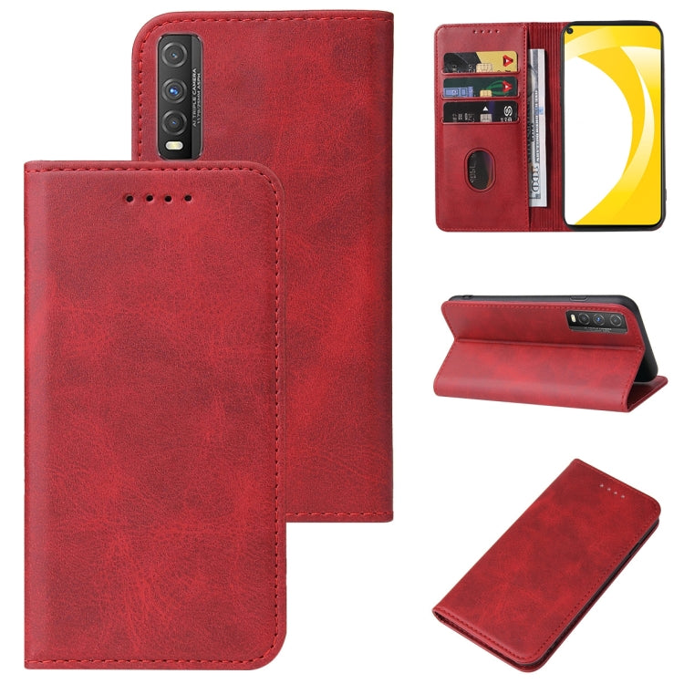 For vivo iQOO U1 Magnetic Closure Leather Phone Case
