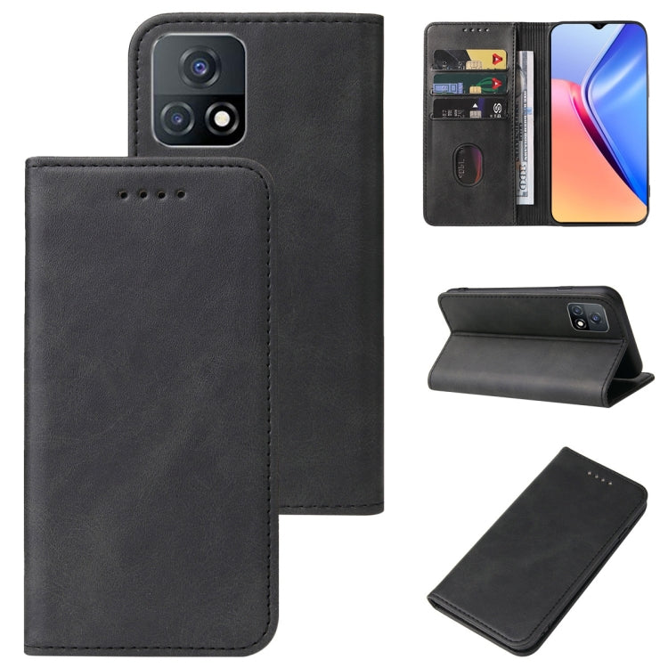For vivo iQOO U3 Magnetic Closure Leather Phone Case