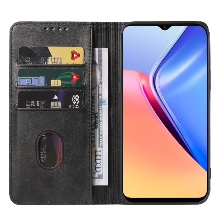 For vivo iQOO U3 Magnetic Closure Leather Phone Case