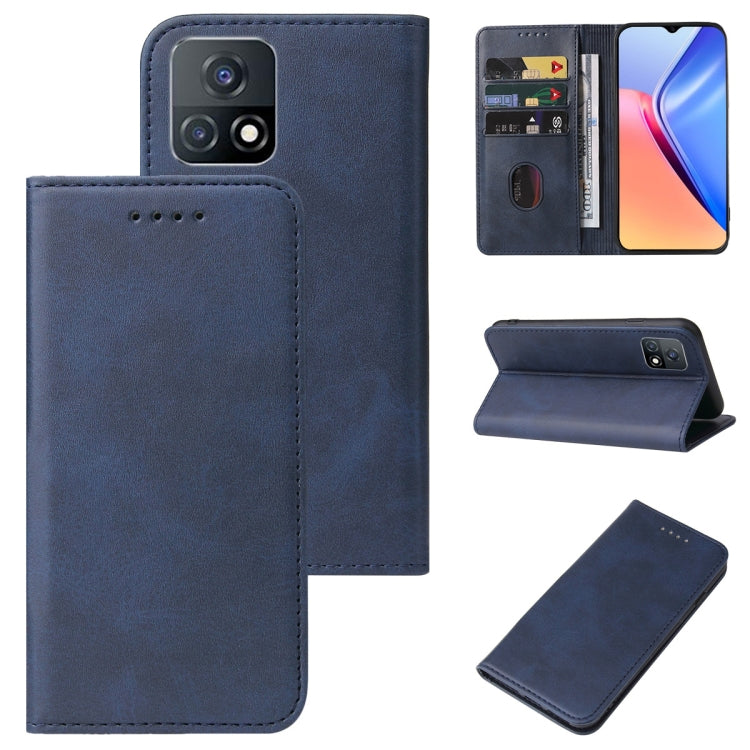 For vivo iQOO U3 Magnetic Closure Leather Phone Case