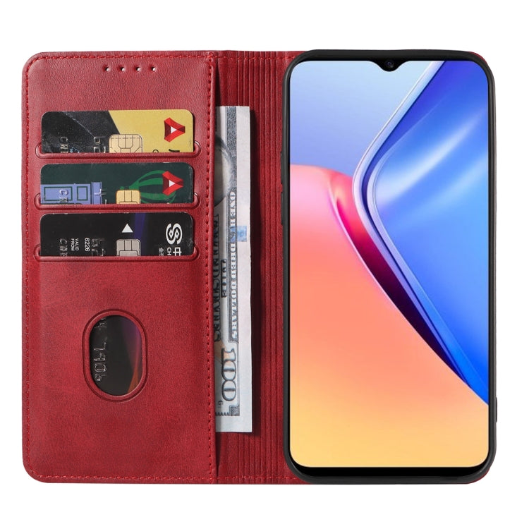 For vivo iQOO U3 Magnetic Closure Leather Phone Case