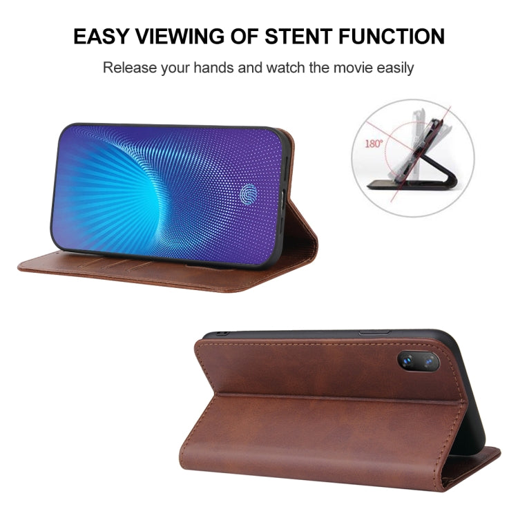 For vivo NEX S Magnetic Closure Leather Phone Case