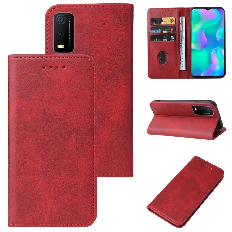 For vivo Y3s 2021 Magnetic Closure Leather Phone Case