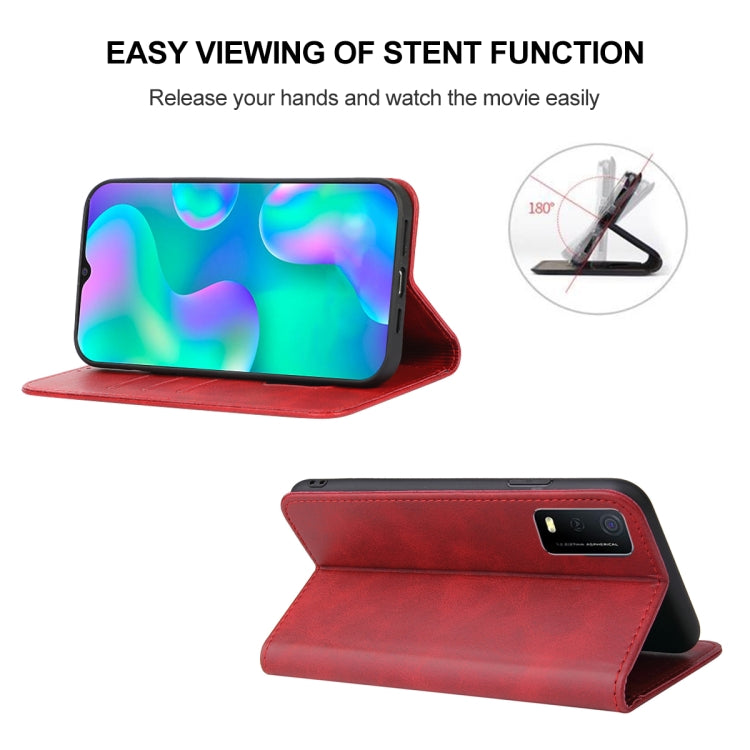 For vivo Y3s 2021 Magnetic Closure Leather Phone Case