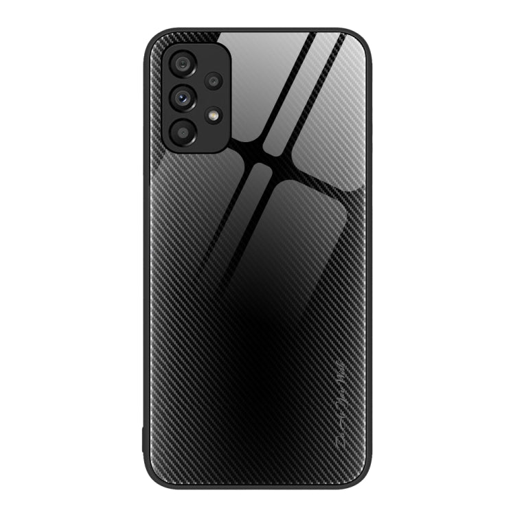 For Samsung Galaxy A53 5G Texture Gradient Glass TPU Phone Case