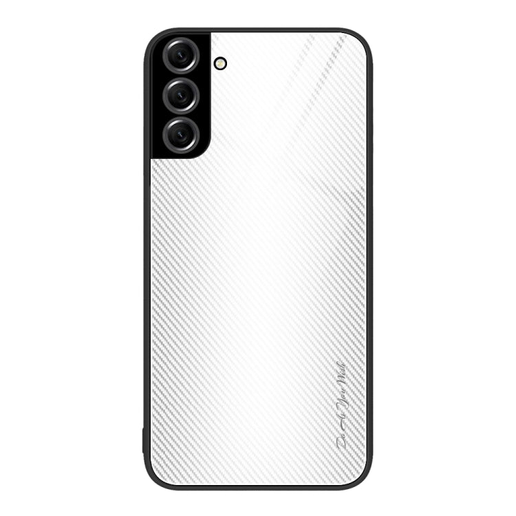 For Samsung Galaxy S22+ 5G Texture Gradient Glass TPU Phone Case