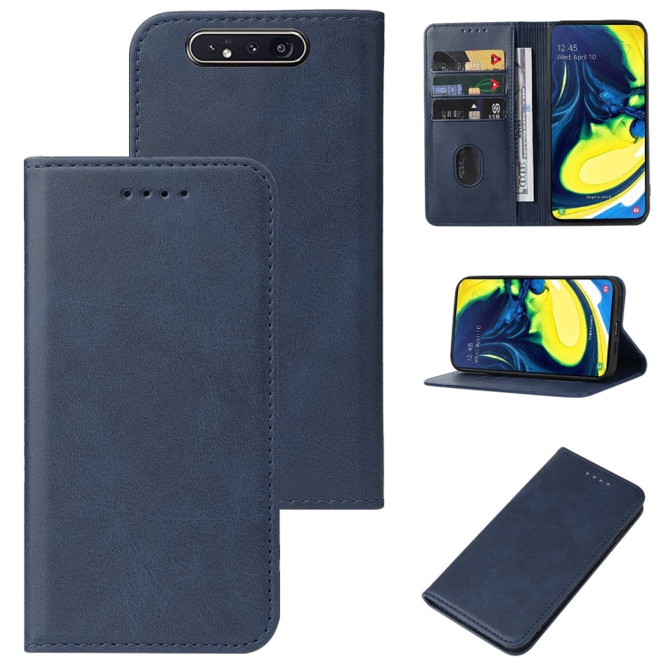 For Samsung Galaxy A90 / A80 Magnetic Closure Leather Phone Case