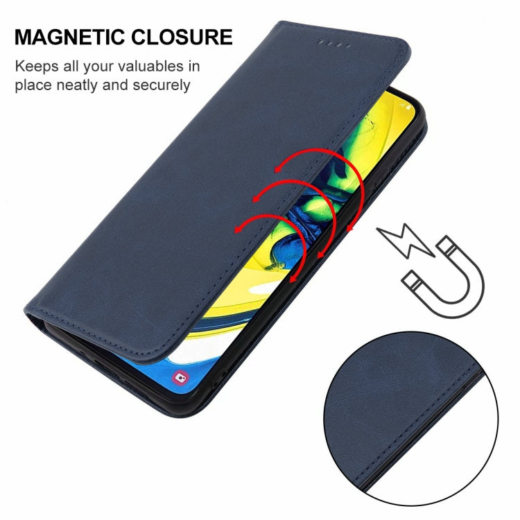 For Samsung Galaxy A90 / A80 Magnetic Closure Leather Phone Case