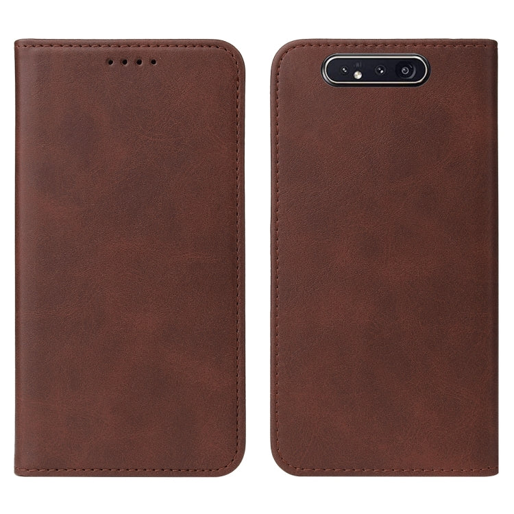 For Samsung Galaxy A90 / A80 Magnetic Closure Leather Phone Case
