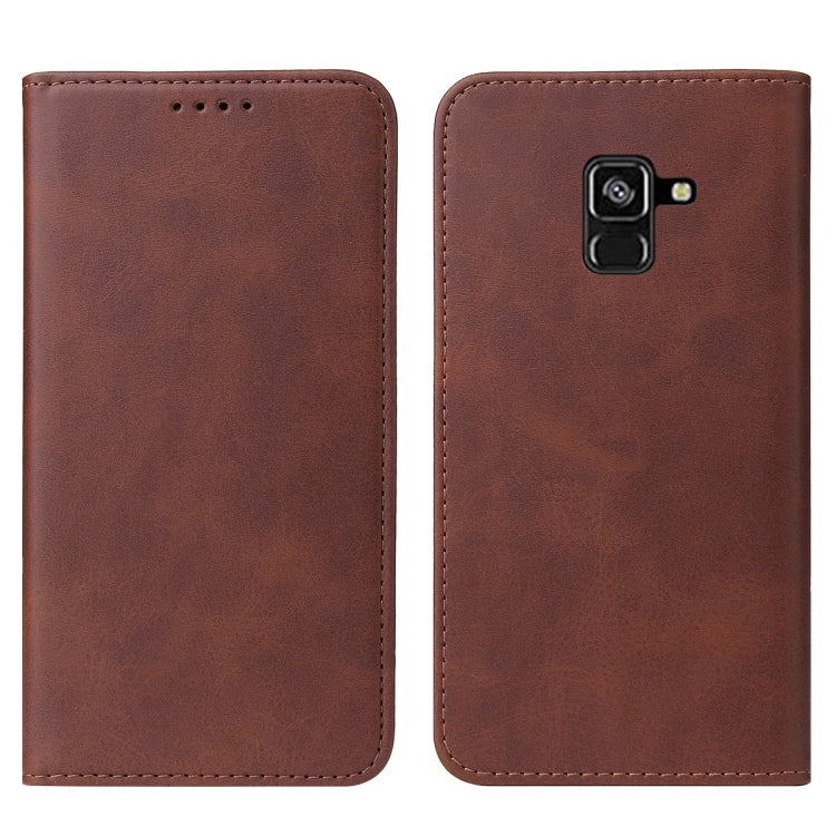 For Samsung Galaxy Feel 2 Magnetic Closure Leather Phone Case