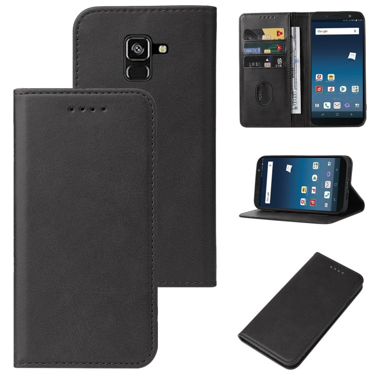 For Samsung Galaxy Feel 2 / SC-02L JP Magnetic Closure Leather Phone Case