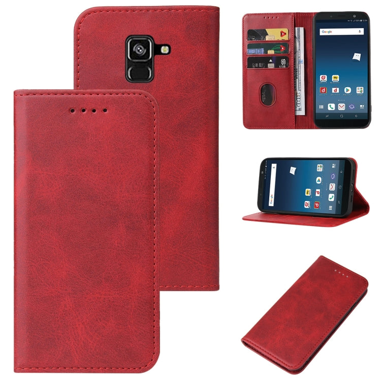 For Samsung Galaxy Feel 2 / SC-02L JP Magnetic Closure Leather Phone Case
