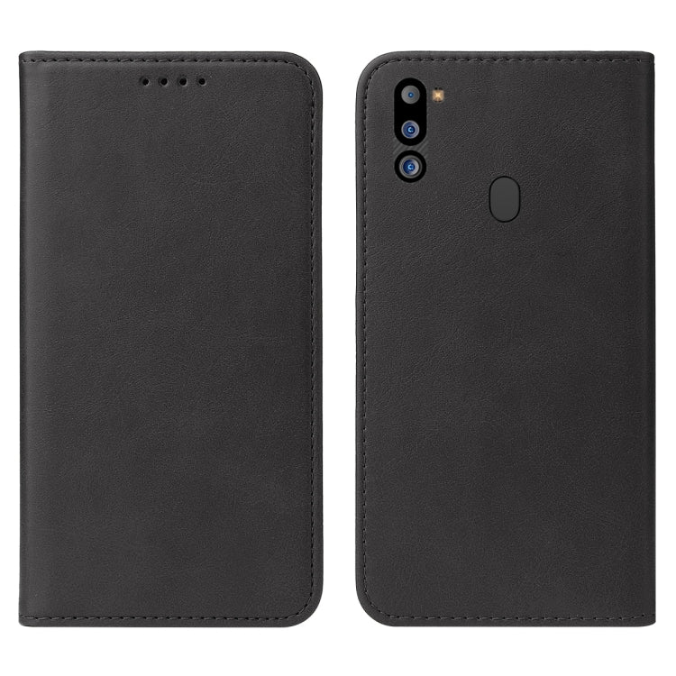 For Samsung Galaxy M21 2021 Magnetic Closure Leather Phone Case