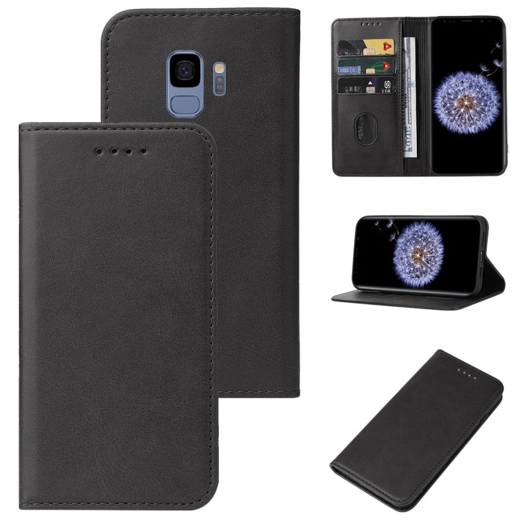 For Samsung Galaxy S9 Magnetic Closure Leather Phone Case