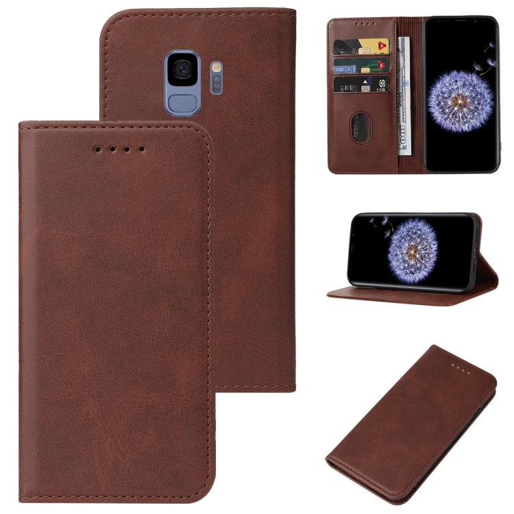 For Samsung Galaxy S9 Magnetic Closure Leather Phone Case