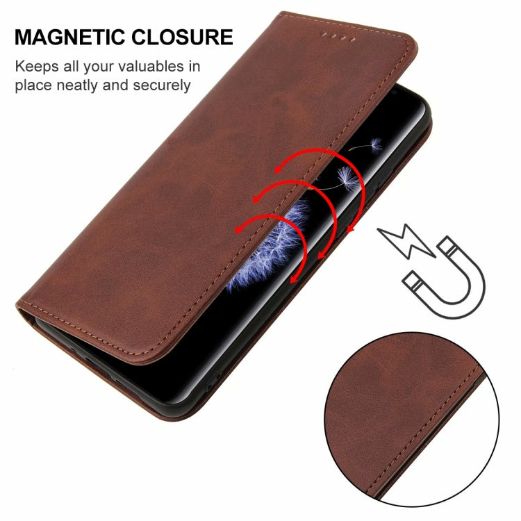 For Samsung Galaxy S9 Magnetic Closure Leather Phone Case