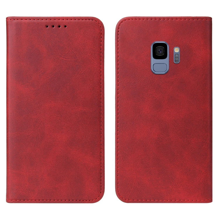 For Samsung Galaxy S9 Magnetic Closure Leather Phone Case