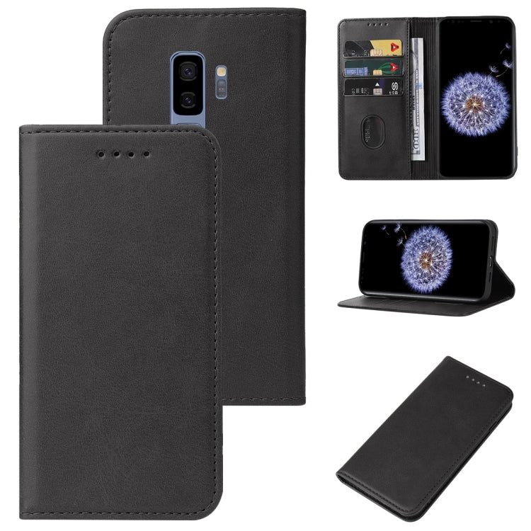 For Samsung Galaxy S9 Plus Magnetic Closure Leather Phone Case