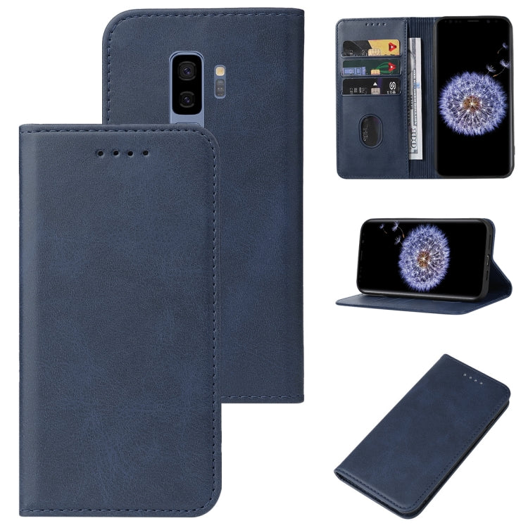 For Samsung Galaxy S9 Plus Magnetic Closure Leather Phone Case