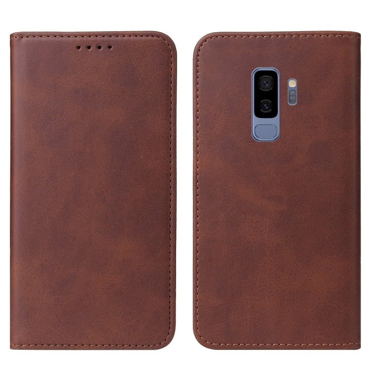 For Samsung Galaxy S9 Plus Magnetic Closure Leather Phone Case