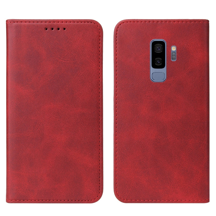 For Samsung Galaxy S9 Plus Magnetic Closure Leather Phone Case