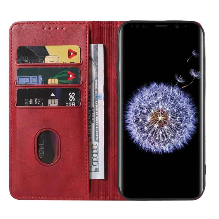 For Samsung Galaxy S9 Plus Magnetic Closure Leather Phone Case