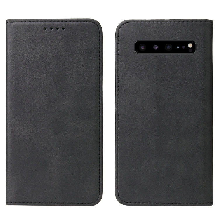 For Samsung Galaxy S10 5G Magnetic Closure Leather Phone Case