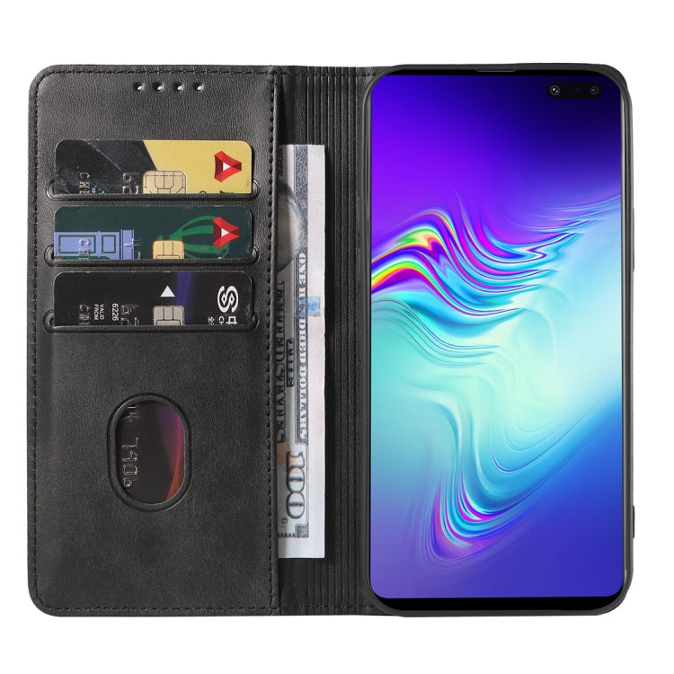 For Samsung Galaxy S10 5G Magnetic Closure Leather Phone Case