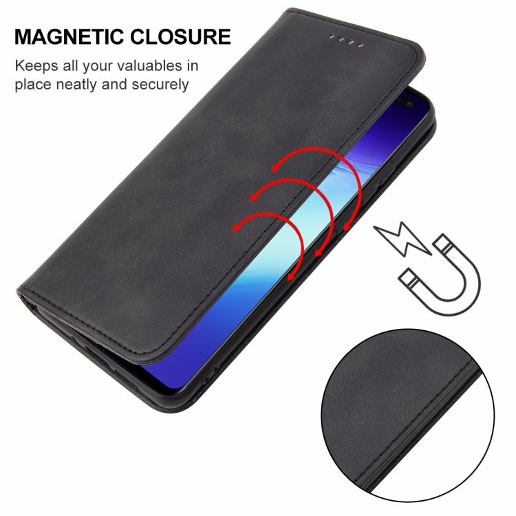 For Samsung Galaxy S10 5G Magnetic Closure Leather Phone Case