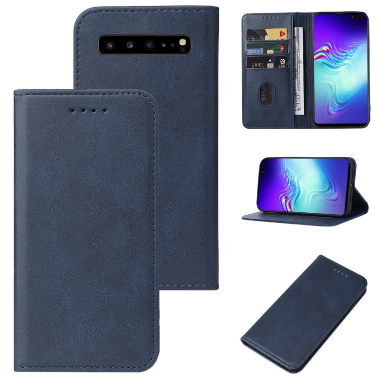 For Samsung Galaxy S10 5G Magnetic Closure Leather Phone Case