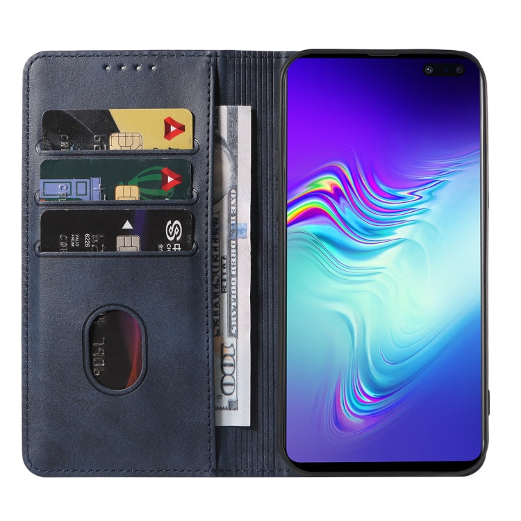 For Samsung Galaxy S10 5G Magnetic Closure Leather Phone Case