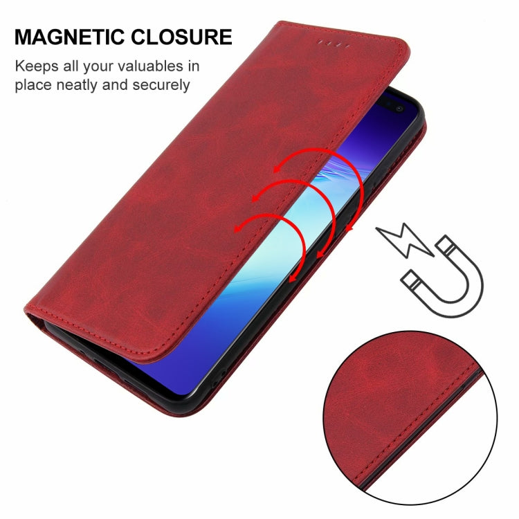 For Samsung Galaxy S10 5G Magnetic Closure Leather Phone Case
