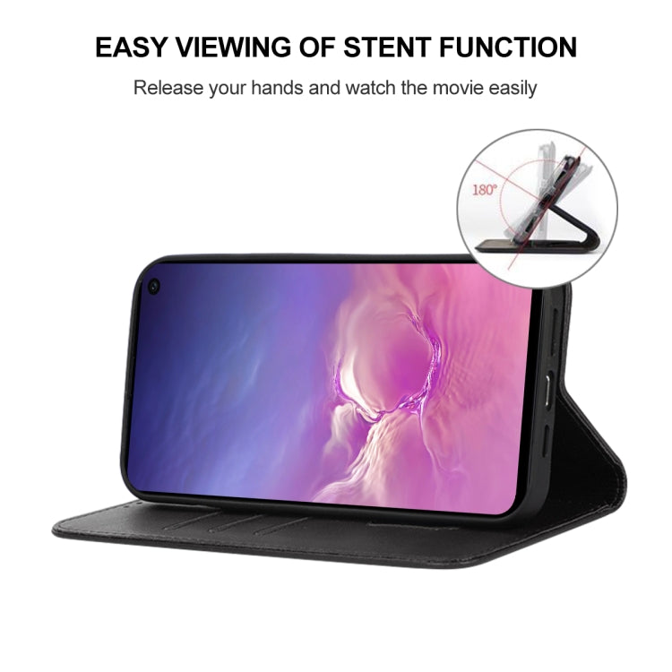 For Samsung Galaxy S10e Magnetic Closure Leather Phone Case