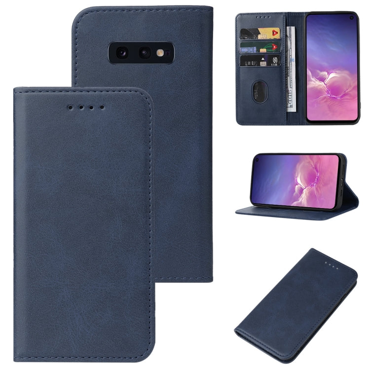 For Samsung Galaxy S10e Magnetic Closure Leather Phone Case