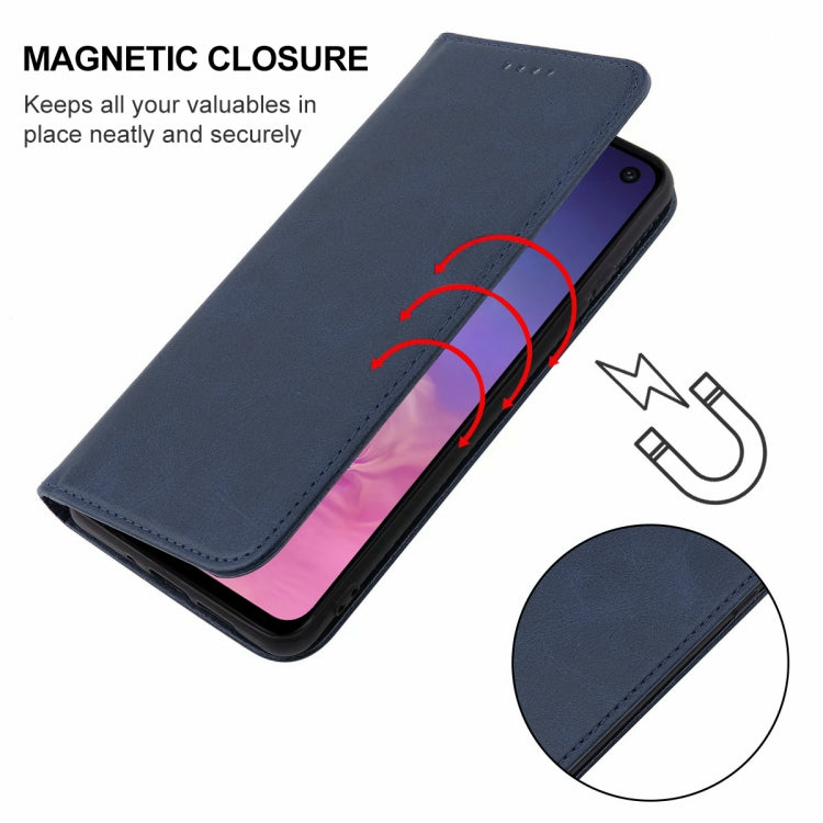 For Samsung Galaxy S10e Magnetic Closure Leather Phone Case