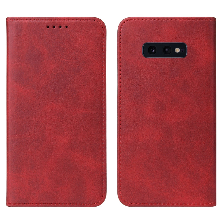 For Samsung Galaxy S10e Magnetic Closure Leather Phone Case