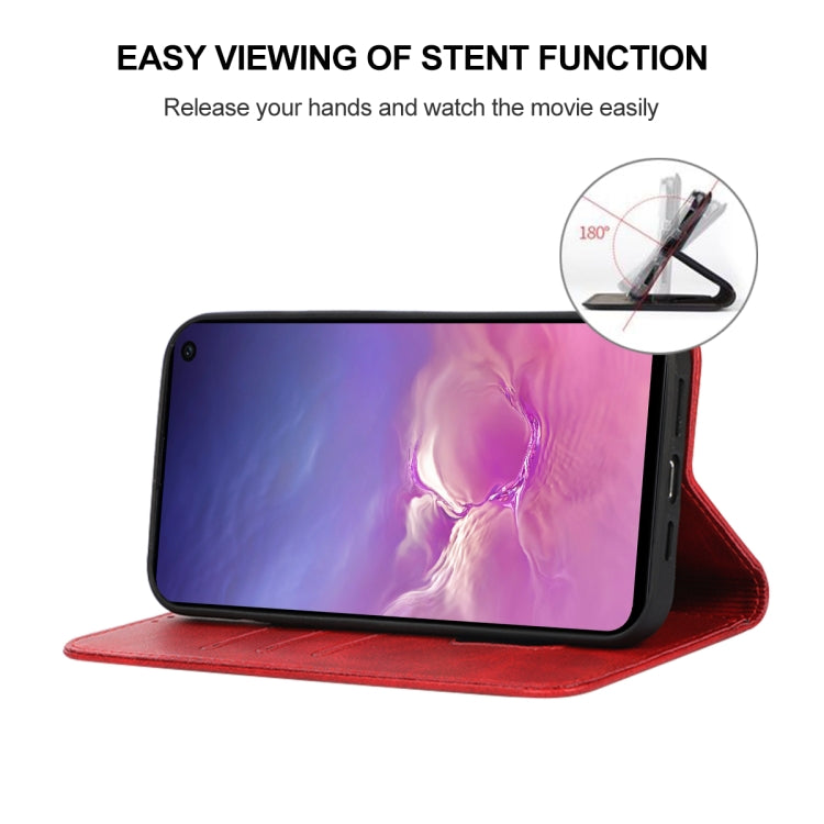 For Samsung Galaxy S10e Magnetic Closure Leather Phone Case