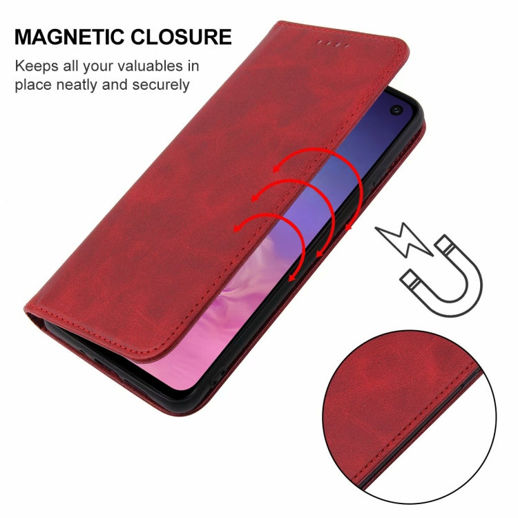 For Samsung Galaxy S10e Magnetic Closure Leather Phone Case