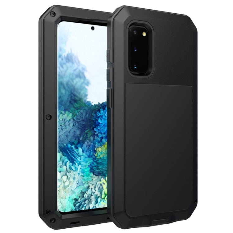 For Galaxy S20 Shockproof Life Waterproof Silicone + Zinc Alloy Protective Case