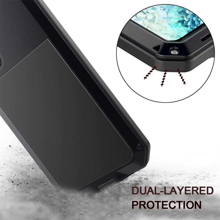 For Galaxy S20 Shockproof Life Waterproof Silicone + Zinc Alloy Protective Case