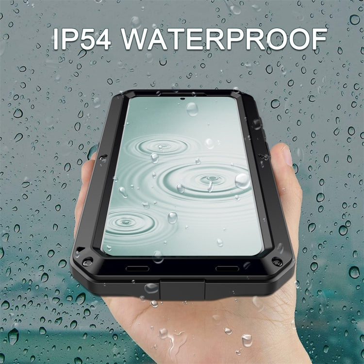 For Galaxy S20 Shockproof Life Waterproof Silicone + Zinc Alloy Protective Case