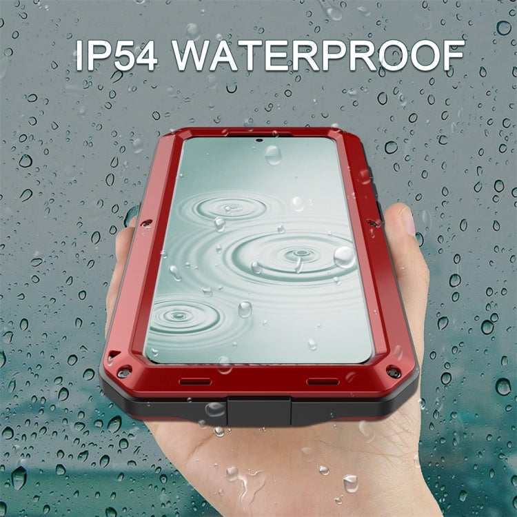 For Galaxy S20 Shockproof Life Waterproof Silicone + Zinc Alloy Protective Case