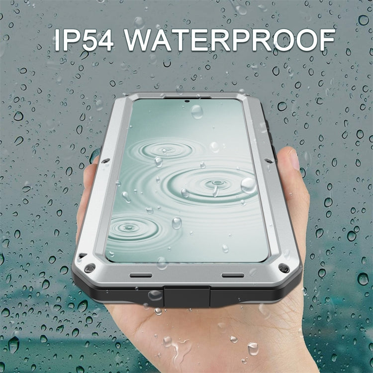 For Galaxy S20 Shockproof Life Waterproof Silicone + Zinc Alloy Protective Case