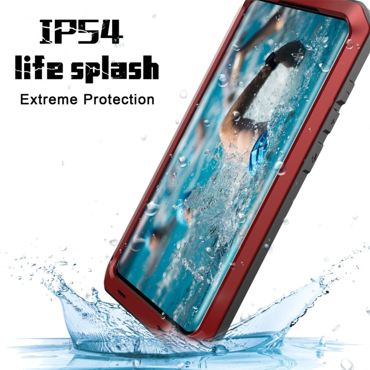 For Galaxy S20+ Shockproof Life Waterproof Silicone + Zinc Alloy Protective Case