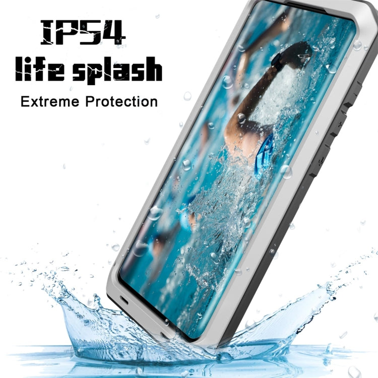 For Galaxy S20+ Shockproof Life Waterproof Silicone + Zinc Alloy Protective Case