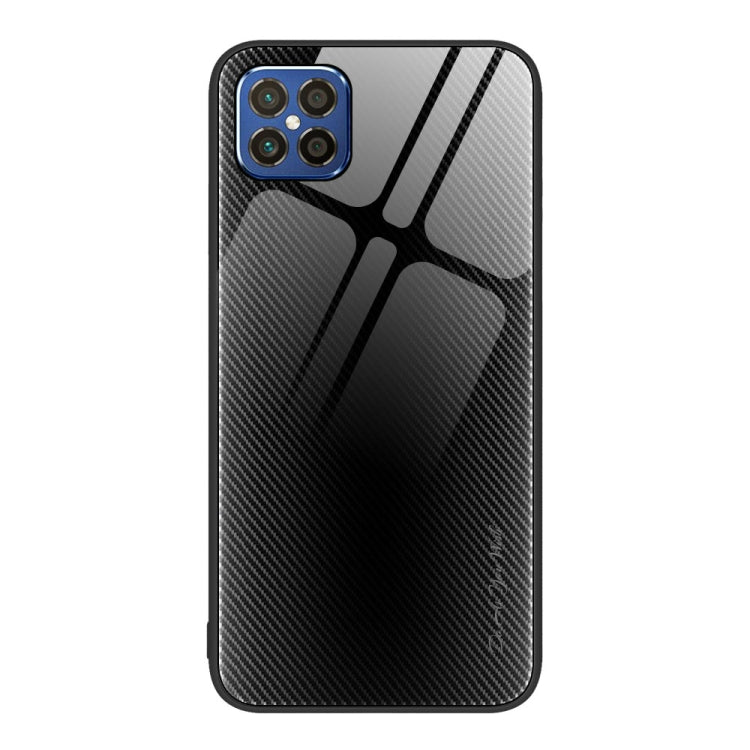 For Huawei nova 8 SE Texture Gradient Glass TPU Phone Case