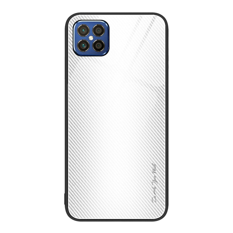 For Huawei nova 8 SE Texture Gradient Glass TPU Phone Case
