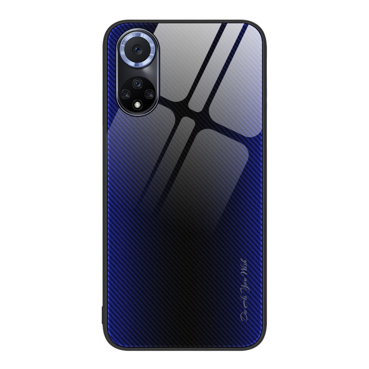 For Huawei nova 9 Texture Gradient Glass TPU Phone Case