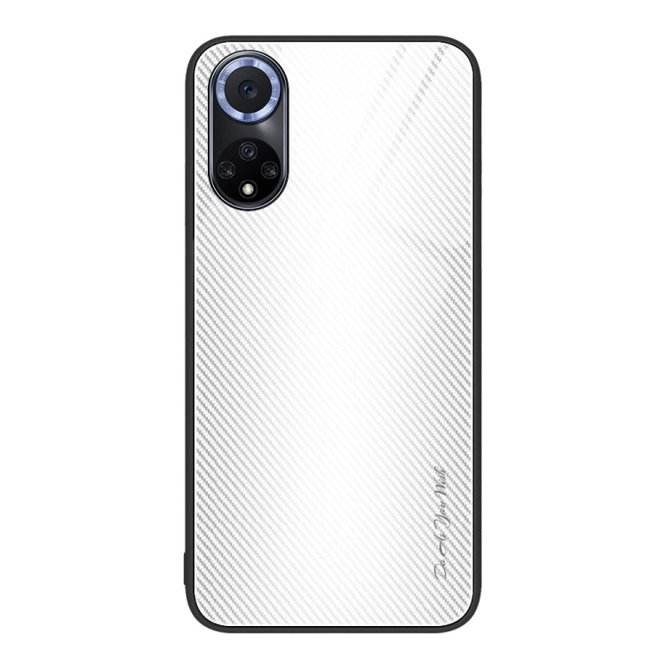 For Huawei nova 9 Texture Gradient Glass TPU Phone Case